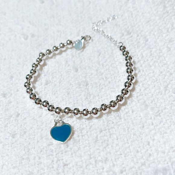 Heart dangle bracelet M240 - Picture 3 of 3
